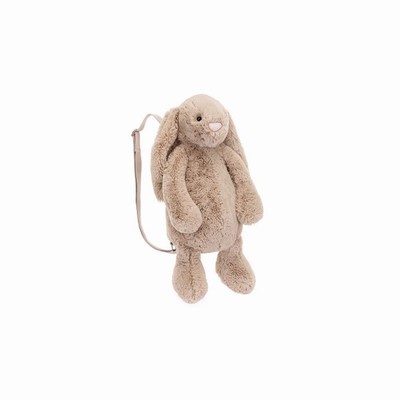 Jellycat Bashful Konijn Beige Backpack Tas | BC1074362